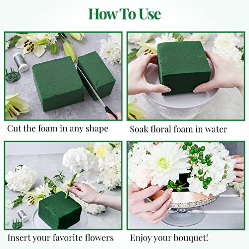 Floral Wet Foam Blocks (8 Count)