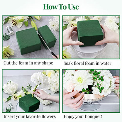 Floral Wet Foam Blocks (8 Count)