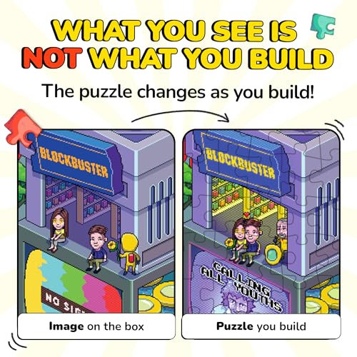 Jigsaw Puzzles 1000 Pieces with Storytelling Comics
