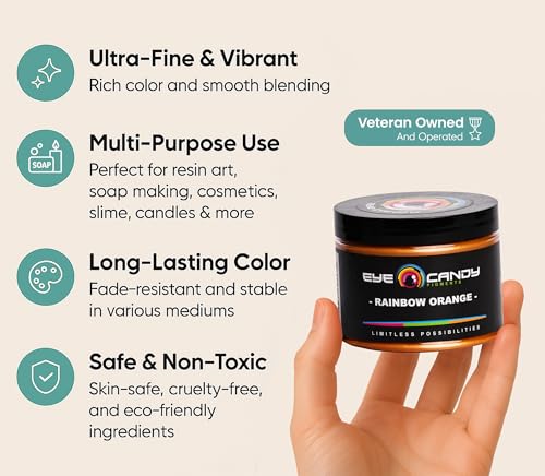 Pigments Premium Orange Mica Powder