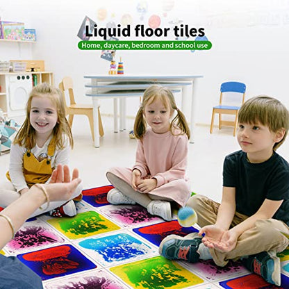 12" X 12" Sensory Tiles for Activity Play Centers for Children