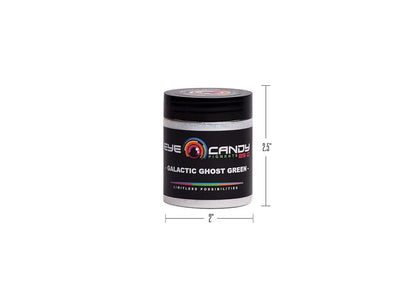 Eye Candy Premium Mica Powder Pigment “Galactic Ghost Green” (25g) Multipurpose DIY Arts and Crafts Additive | Woodworking, Bath Bombs, Resin, Epoxy, Soap, Nail Polish, (Galactic Ghost Green, 25G)