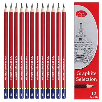 Graphite Professional Drawing Pencils (12 Count)