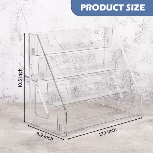 Upgraded 4 Tier Acrylic Card Display Stand