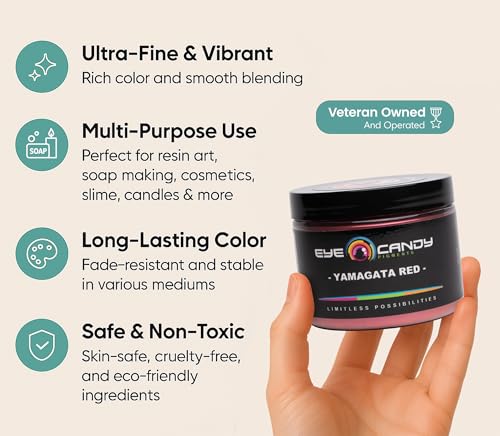 Pigments Premium True Red Mica Powder