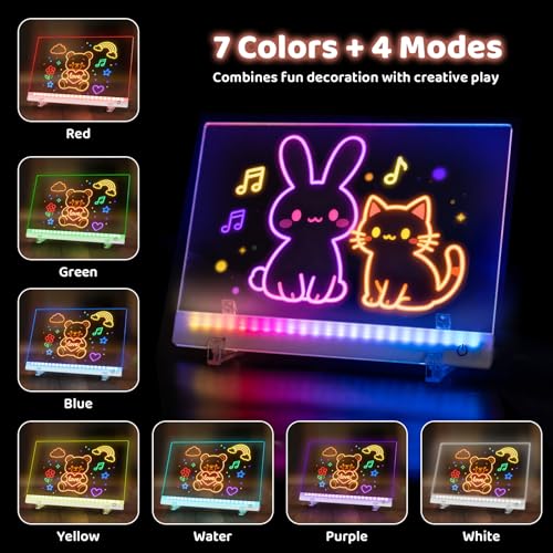 Rechargeable LED Drawing Board for Kids