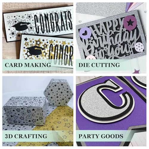 Cardstock Warehouse Diamond Print Inkjet Glitter (15 Count)