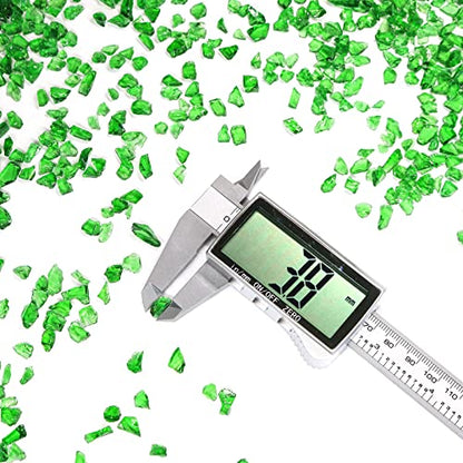 Dark Green Crushed Glass for Resin Art & Crafts (24 Ounce)