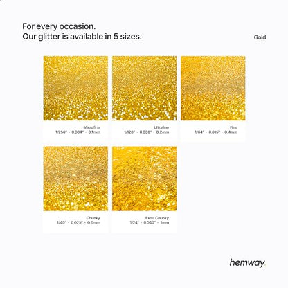 Gold Glitter Grout Additive 100g Metallic Flakes (3.52 Ounce)