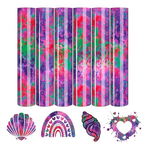 Purple Splash Heat Transfer Vinyl