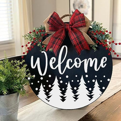 Christmas Stencils for Crafts Reusable 12" Half Round Christmas Stencil (12 Count)