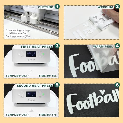 Glitter Puff Heat Transfer Vinyl