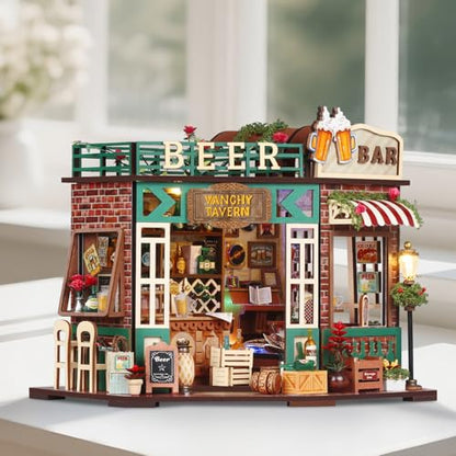 DIY Miniature House Kit with Furniture Plus Dust Proof