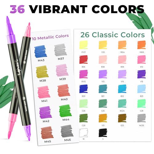Acrylic Paint Markers 36 Colors