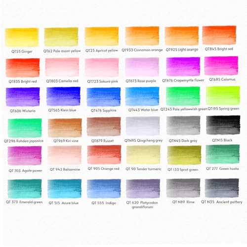 Watercolor Pens Set (36 Count)