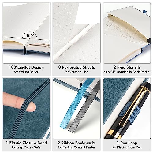 5 Pack Bullet Dotted Notebook Bulk (5 Count)