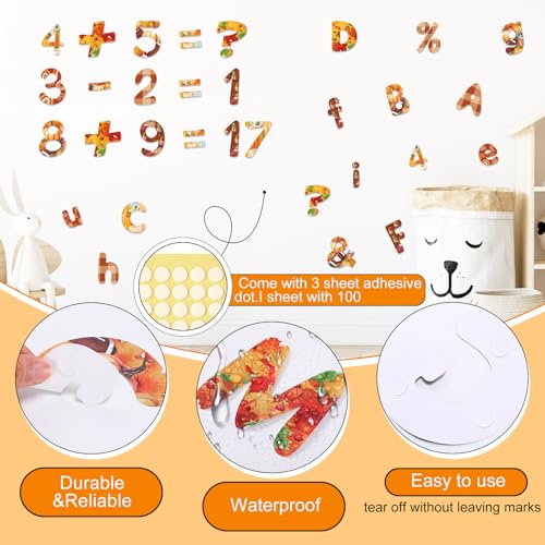 221 Pcs Fall Bulletin Board Letters Decoration for Back to School (221 Count)