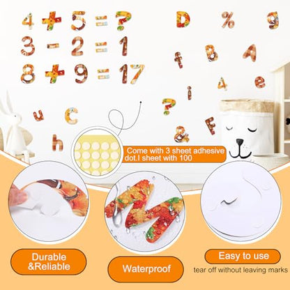 221 Pcs Fall Bulletin Board Letters Decoration for Back to School (221 Count)
