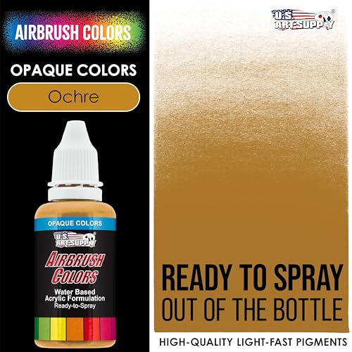 Opaque Ochre Acrylic Airbrush Paint