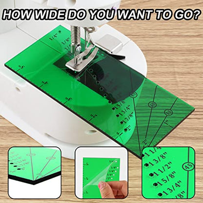 Adjustable Magnetic Seam Guide Ruler (4 Count)