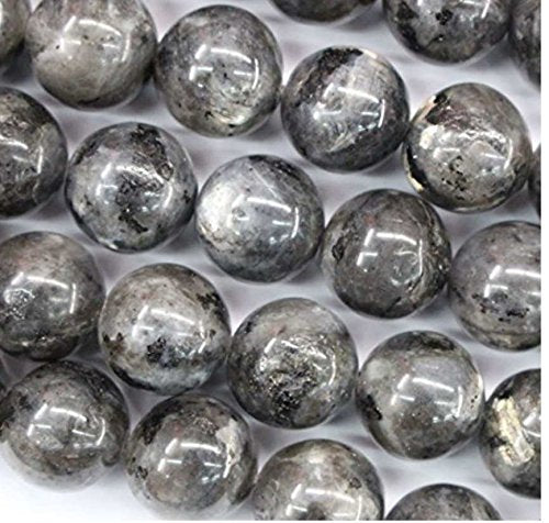 90pcs Adabele Natural Larvikite Black Labradorite Gemstone 4mm (93 Count)