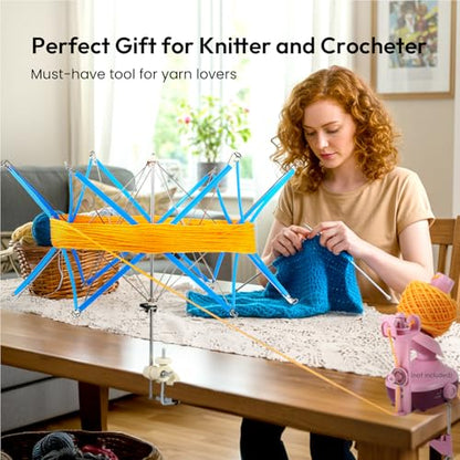 Yarn Swift Stable Umbrella Holder for Skeins