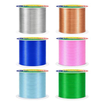 14 GA Pink Green Blue Assorted Anodized Aluminum Craft Wire