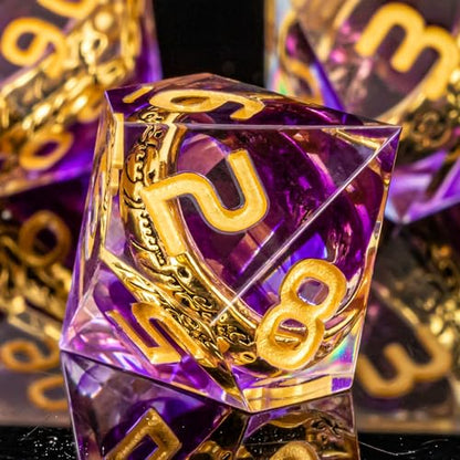 Magic Lord Rings DND Dice Set with Box