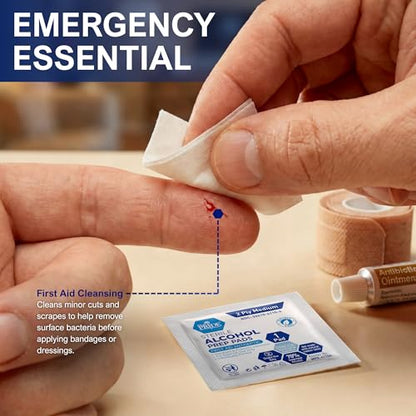 Sterile Alcohol Prep Pads (200 Count)