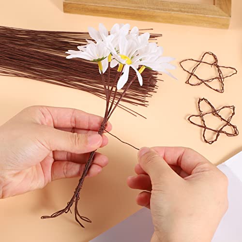 200 Pcs Brown Floral Wire (233.34 Foot)