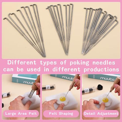 Complete Wool Felting Tools (90 Count)