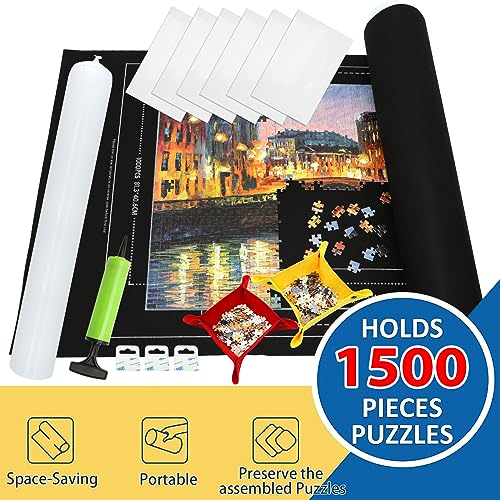Portable Puzzle Mat Roll Up