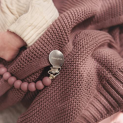 100% Organic Cotton Heritage Knit Textured Baby Quilt Blanket