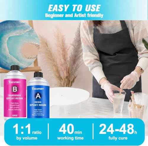 Epoxy Resin Crystal Clear (64 Fl Oz)