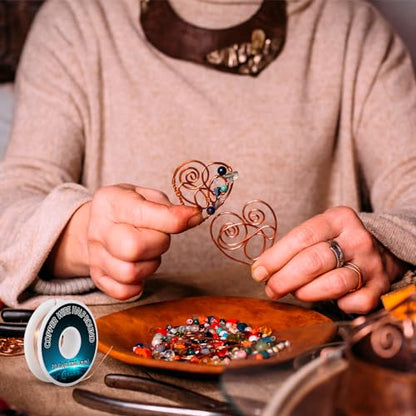 Extra Long 20 Gauge Copper Wire Half Round