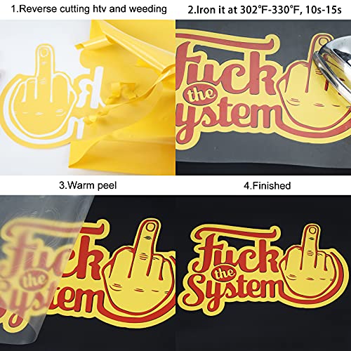 Yellow Heat Transfer Vinyl Rolls