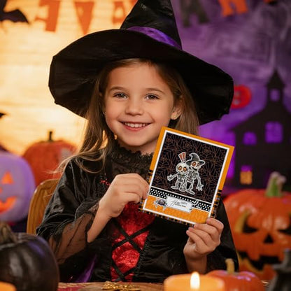 Halloween Clear Silicone stampReusable Stamp with Pumpkins