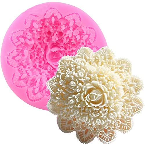 Lace Flower Silicone Mold for Candle