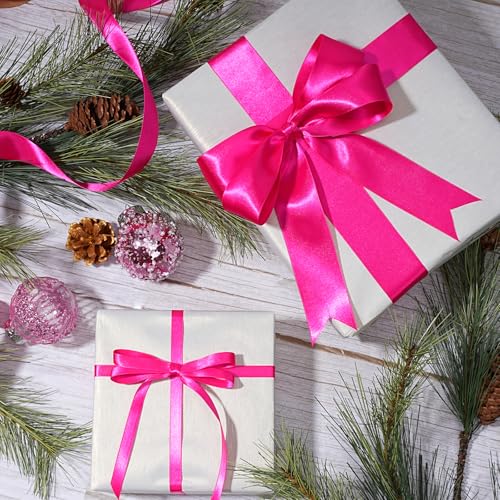 Hot Pink Satin Ribbon 3