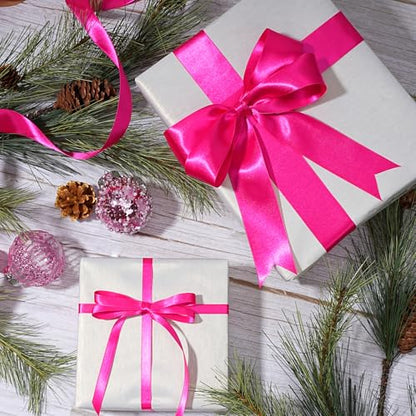 Hot Pink Satin Ribbon 3