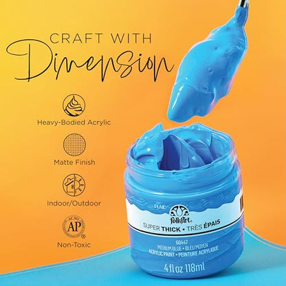 Super Thick Acrylic Paint with a Textured Finish