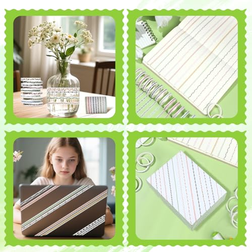 30 Rolls Floral Washi Tapes Set (30 Count)