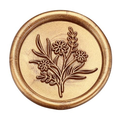 15Pcs Bronze Gold Glue Gun Sealing Wax Sticks for Wax Seal Stamp (15 Count)