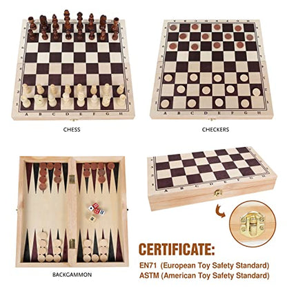 Wooden Chess Checker