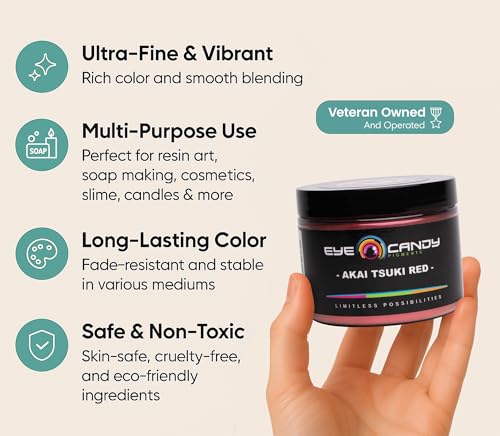 Pigments Premium True Red Mica Powder