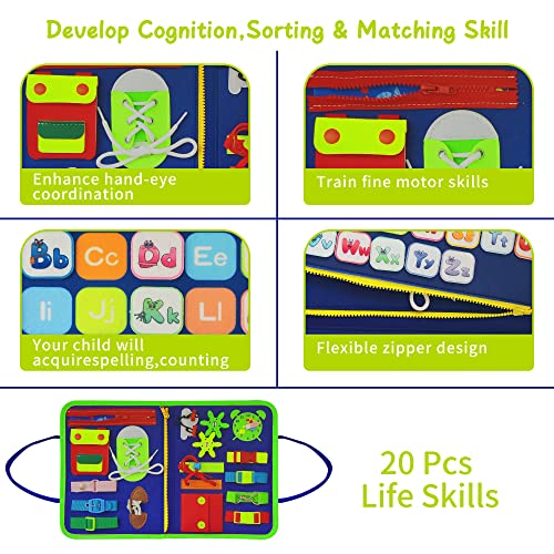 Dinosaur Montessori Learning Toy for Toddlers Ages 3