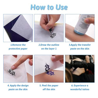 Tattoo Transfer Paper 100 Sheets