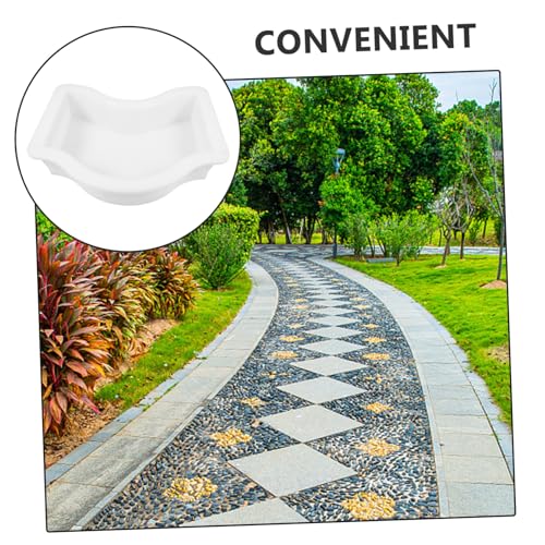 Concrete Stepping Stone Mold Garden Paver Molds for Diy Pathway Cement Paving Kit Brick for Outdoor