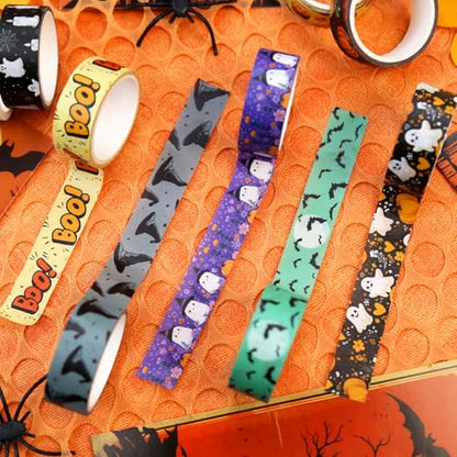 Halloween Washi Tape Set 16 Rolls (160 Foot)