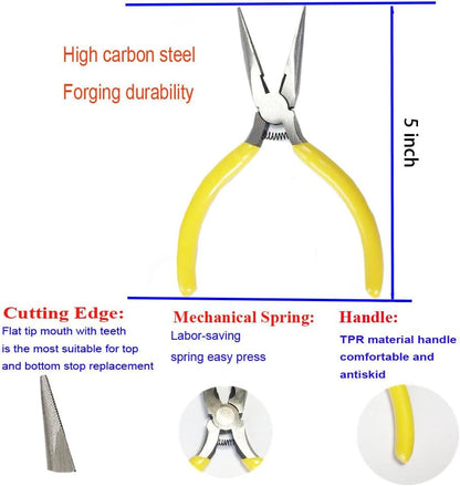 JOSDIOX 255-Piece Zipper Repair Kit – Replacement Sliders (#3, #5, #8), Install Pliers Tool, and Zip Extension Pulls for Jackets, Luggage, Backpacks, Tents, and Sleeping Bags